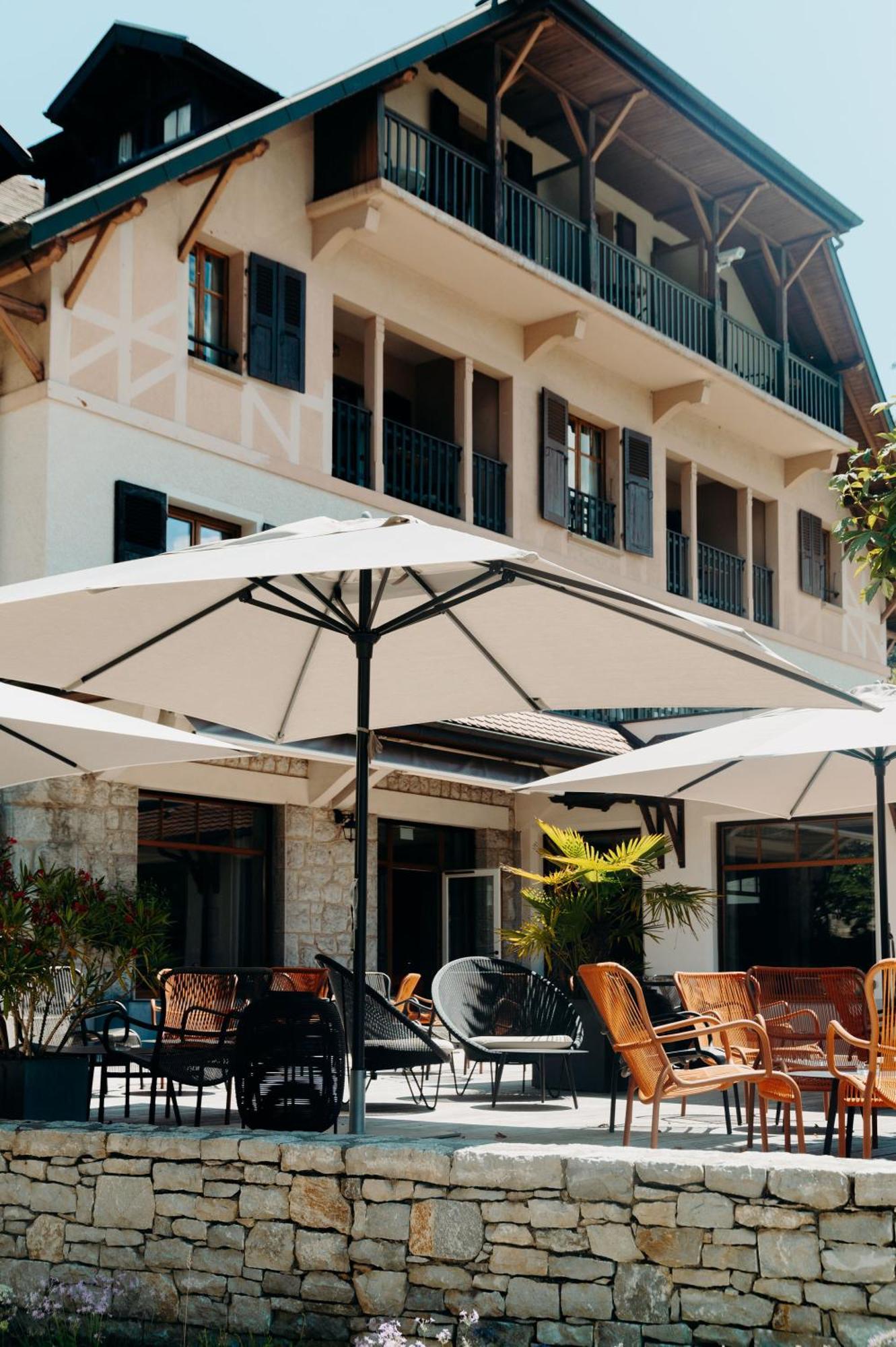 Hotel Le Cottage Bise Talloires Exterior foto
